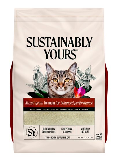 Sustainably Yours - Cat Litter (Mixed-Grain Formula) 13lb/26lb