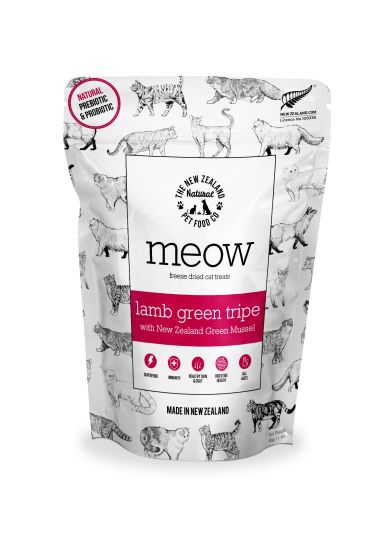 The NZ Natural Pet Food Co. - Meow Lamb Green Tripe With Green Lipped Mussels 40g
