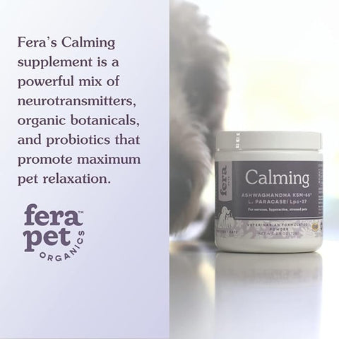 Fera - Calming Support for Dogs & Cats, Powder - 60 Servings