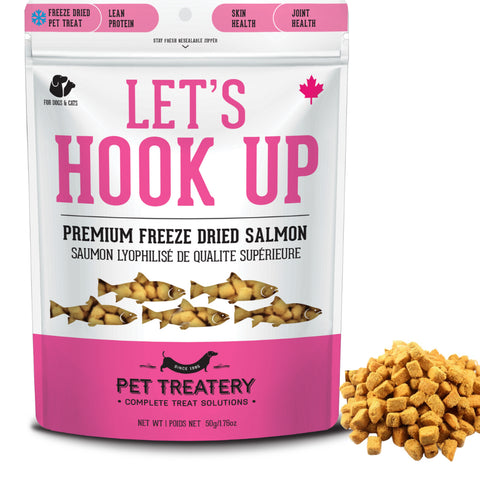 The Granville Island Pet Treatery - Premium Freeze Dried Salmon Treat For Dogs & Cats 50g