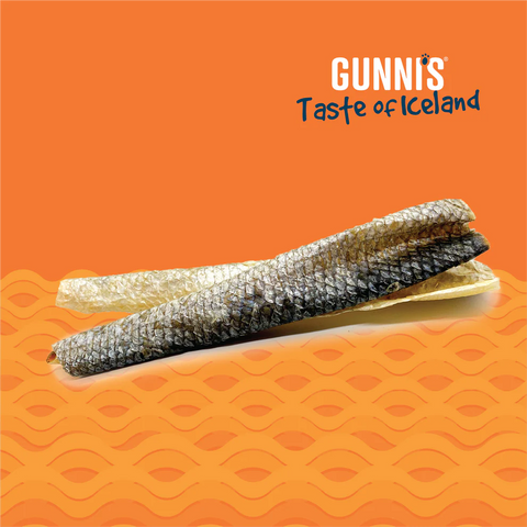 Gunni's Taste of Iceland - Salmon Skin Shorties 2oz
