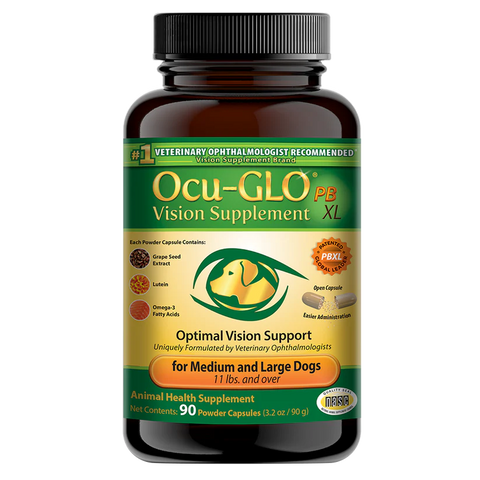Ocu-GLO® - Powder Blend XL 90ct (Bottle for Medium to Large Dogs)