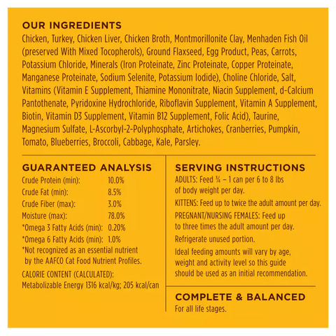 Instinct - Original Grain-Free Pate Canned Cat Food Chicken Recipe 85g