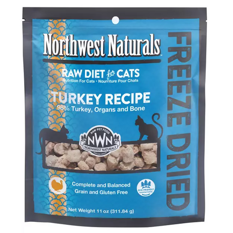 Northwest Naturals - Freeze-dried Cat Recipes: Turkey 312g