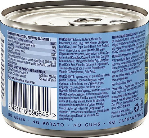 ZIWI - Lamb Wet Dog Food 170g