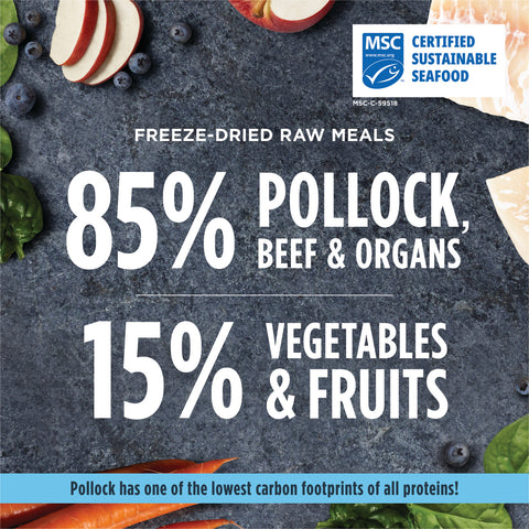 Instinct - Raw Freeze-Dried Meals Wild-Caught Alaskan Pollock Recipe 85g
