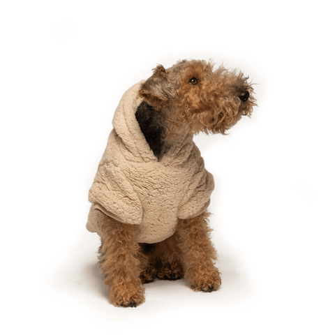 Fabdog - Cream Sherpa Hoodie