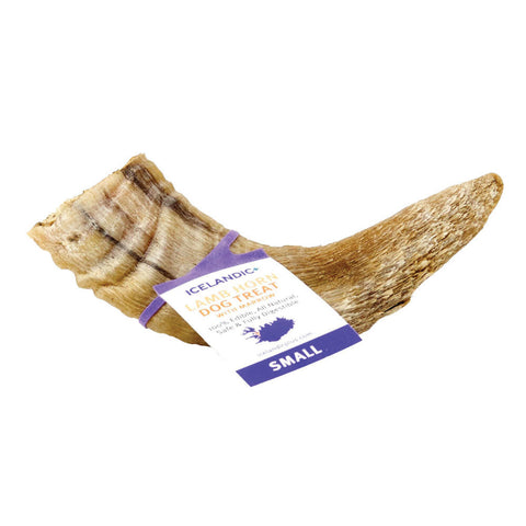 Icelandic+ - Small Lamb Horn with Marrow Dog Chew