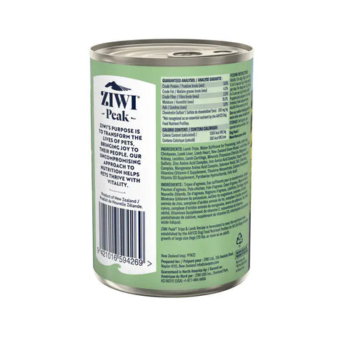 ZIWI - Wet Dog Food: Tripe & Lamb Recipe