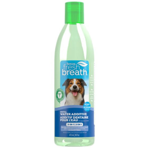 Tropiclean - Fresh Breath Adv Whitening Dental Health Solution Dog 473ml