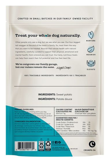 Crumps - Sweet Potato Fries Dog 280g