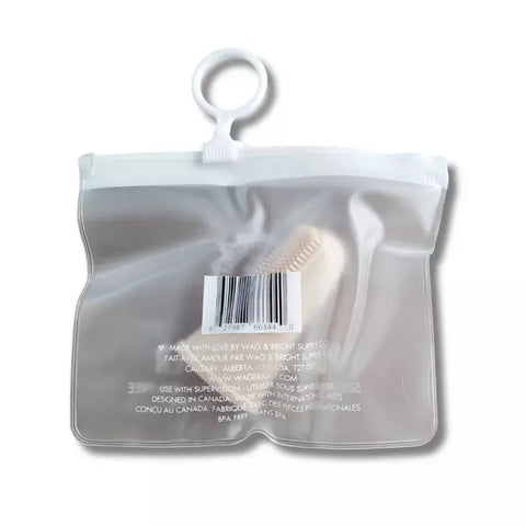 Wag & Bright - Puppy Polisher Finger Brush & Zip Travel Case