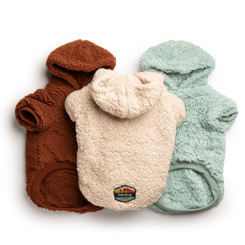 Fabdog - Cream Sherpa Hoodie