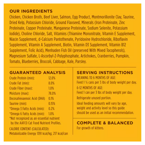 Instinct - Original Grain-Free Pate Canned Kitten Food Chicken Recipe