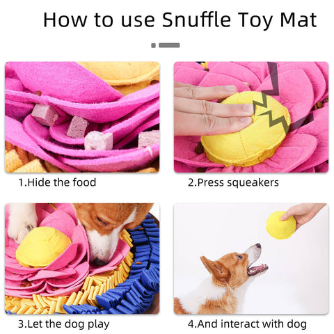 Divine Lotus™ Anti-Bite Snuffle Mat | Level 3 Foraging Mat