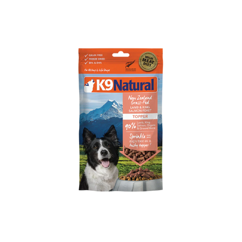 K9 Natural™ - New Zealand Lamb & King Salmon Feast Freeze-Dried 100g/500g/1.8kg/3.6kg