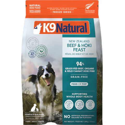 K9 Natural™  Beef & Hoki Feast Freeze-Dried Dog Food