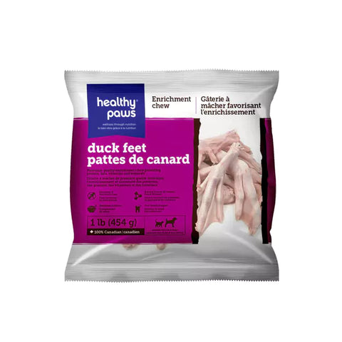 Healthy Paws - Enrichment Raw Duck Feet 1 lb