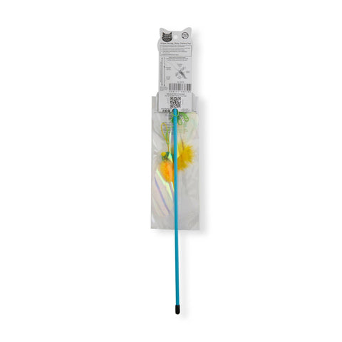 Crinkly Critters Bouncy Bee Adjustable Cat Wand