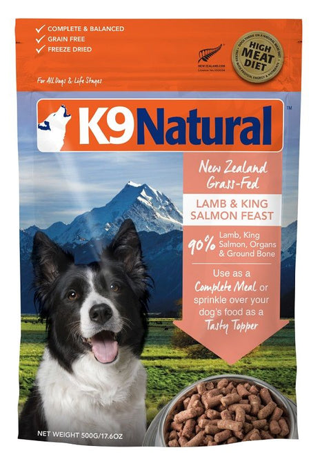 K9 Natural™ Lamb & King Salmon Feast Freeze-Dried Dog Food