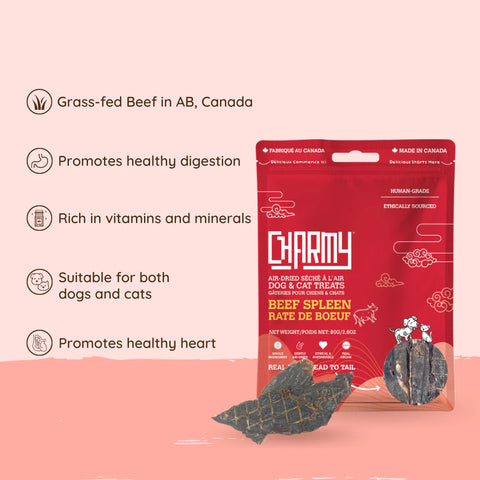 Charmy - Air-Dried Beef Spleen 80g