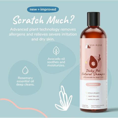 Kin + Kind - Itchy Pet Shampoo (Rosemary) 12oz