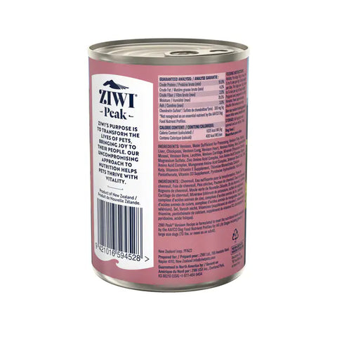ZIWI - Wet Dog Food: Venison