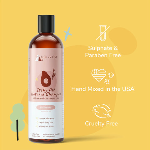 Kin + Kind - Itchy Pet Shampoo (Rosemary) 12oz