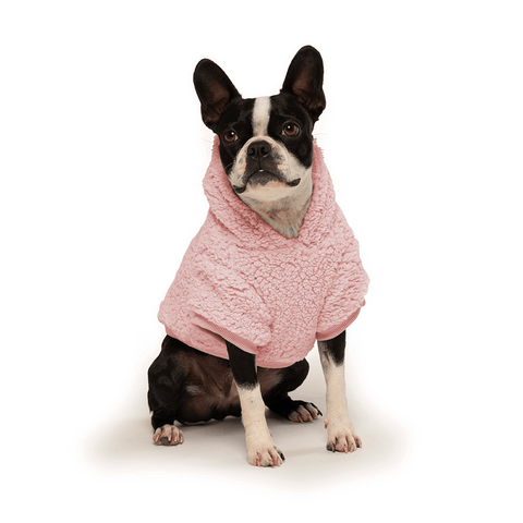 Fabdog - Blush Pink Sherpa Hoodie