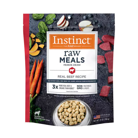 Instinct - Raw Freeze-Dried Meals Real Beef Recipe