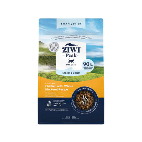 ZIWI - Cat Steam Dried South: Chicken with Whole Mackerel