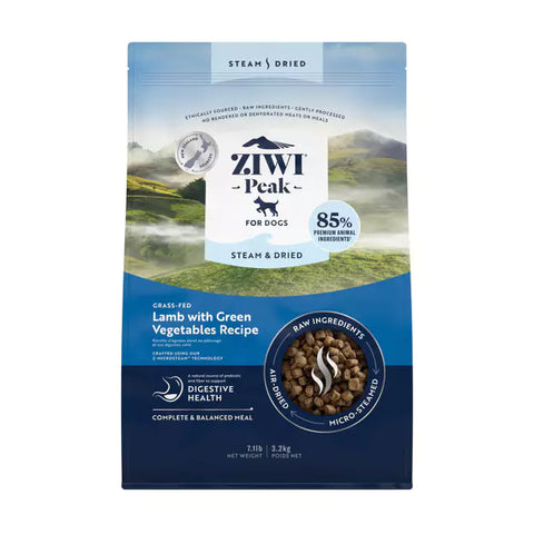 ZIWI Peak - Steam Dried Lamb with Green Vegetables Dog
