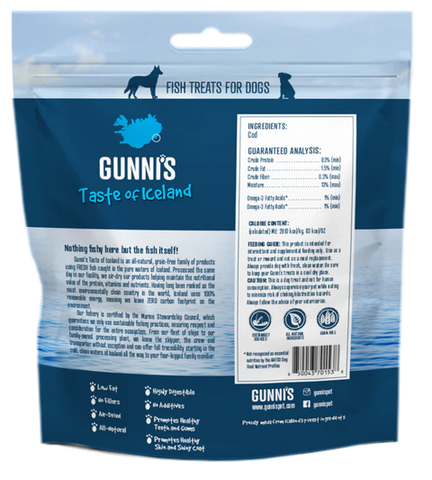 Gunni's Taste of Iceland - Cod Wafers 5oz
