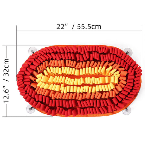 Fire & Ice™ Anti-Bite (Fire) Snuffle Mat | Level 2 For Dogs