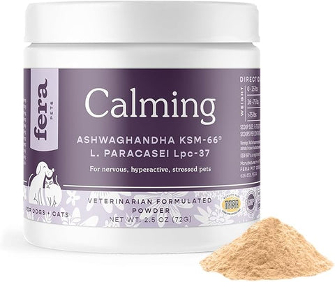 Fera - Calming Support for Dogs & Cats, Powder - 60 Servings