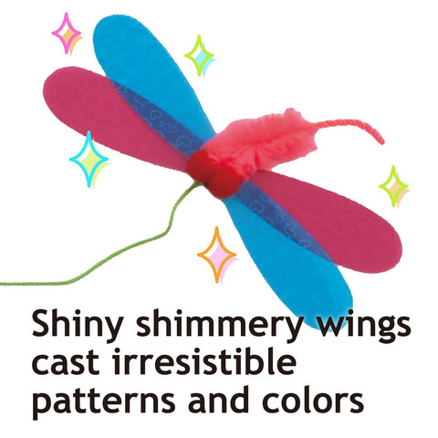 Crinkly Critters Fancy Flutterfly Cat Wand