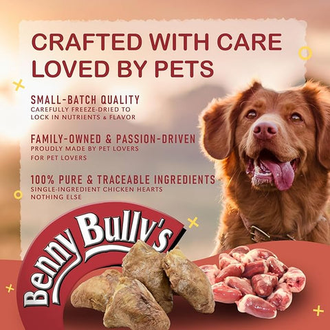 Benny Bullys - Chicken Whole Heart Chops 60g