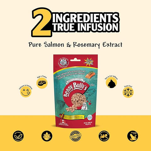 Benny Bullys - Salmon & Rosemary Chops Cat Treats 20g