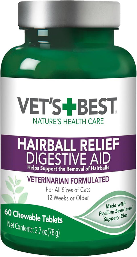 Vets Best - Hairball Relief Cat 60pk