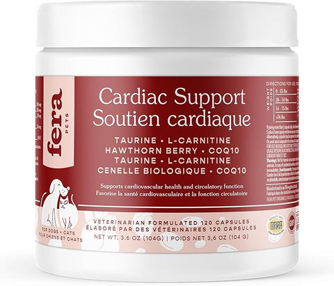 Fera - Cardiac Support for Dogs & Cats - 60/ 120 Capsules