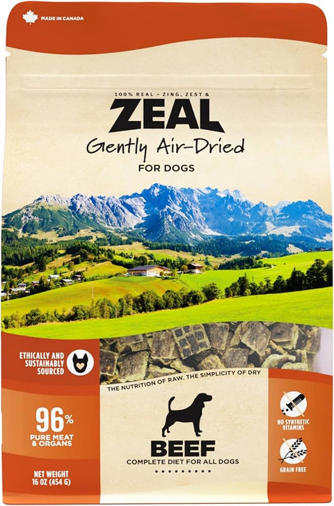 ZEAL - CANADA Gently Air-Dried Grain Free Beef Recipe for Dogs