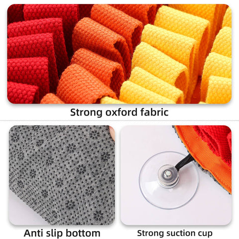 Fire & Ice™ Anti-Bite (Fire) Snuffle Mat | Level 2 For Dogs