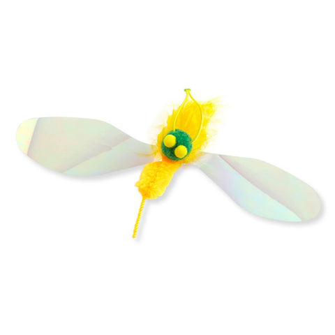 Crinkly Critters Bouncy Bee Adjustable Cat Wand