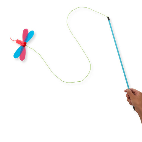 Crinkly Critters Fancy Flutterfly Cat Wand