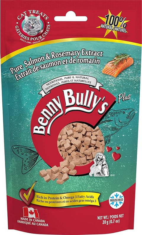 Benny Bullys - Salmon & Rosemary Chops Cat Treats 20g