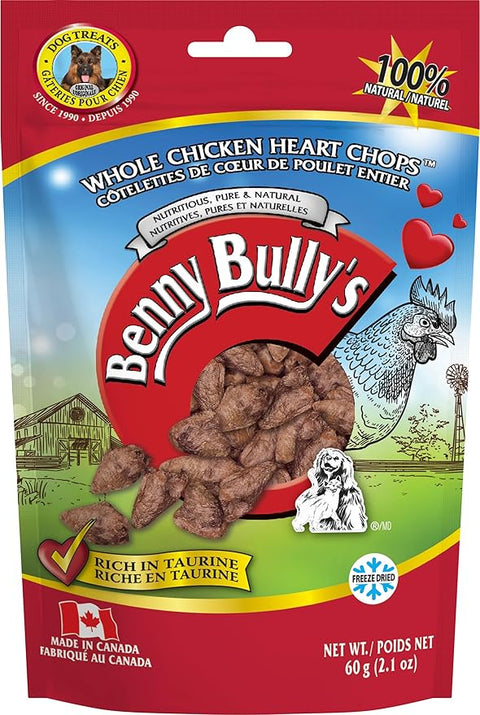 Benny Bullys - Chicken Whole Heart Chops 60g