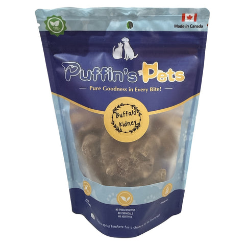 Puffin's Pets - Freeze Dried Buffalo Kidney 50g