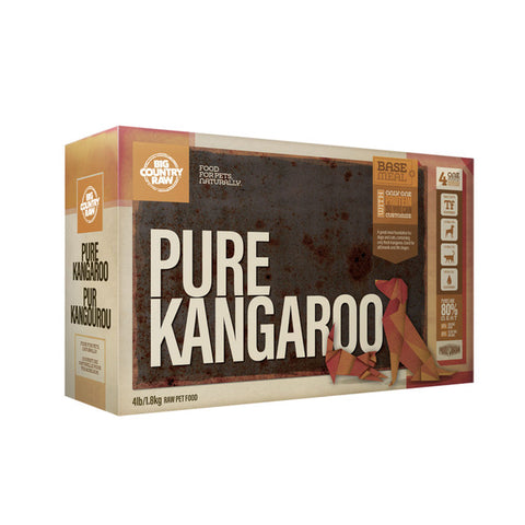 Big Country Raw - Pure Kangaroo Carton  4 lb
