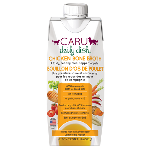Caru - Daily Dish Chicken Bone Broth for Dogs & Cats