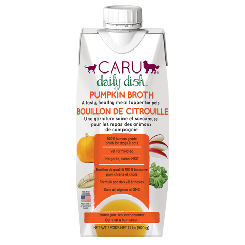 Caru - Daily Dish Pumpkin Broth for Dogs & Cats